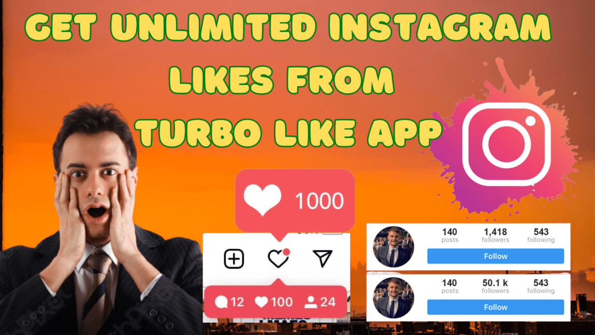 Get free Instagram Likes and Views -Turbo Like App.