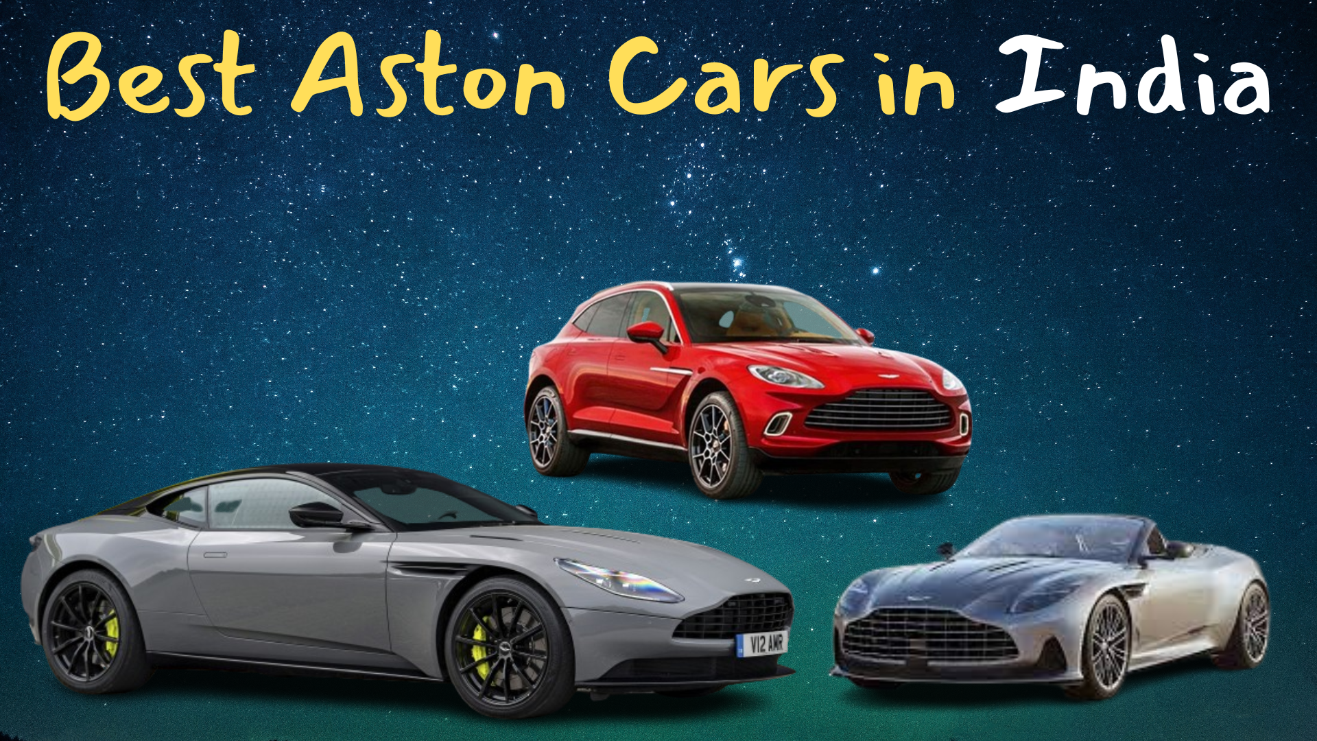 Best Aston Cars in India