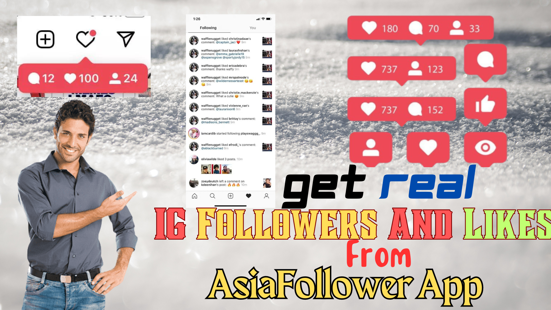 Unlimited IG follower from- AsiaFollower App.